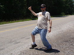 Bryan_hitchhiking